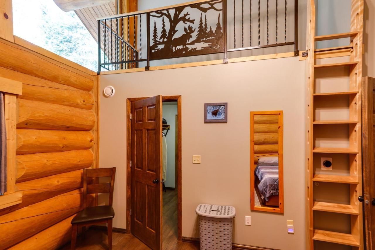 Riverside Log Cabin On-Site Aurora Viewing! North Pole Exterior foto