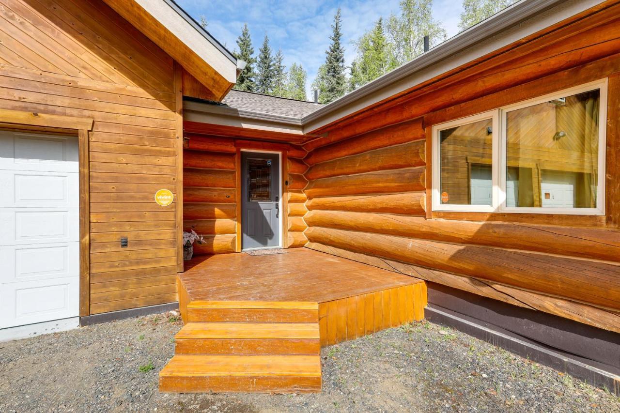 Riverside Log Cabin On-Site Aurora Viewing! North Pole Exterior foto