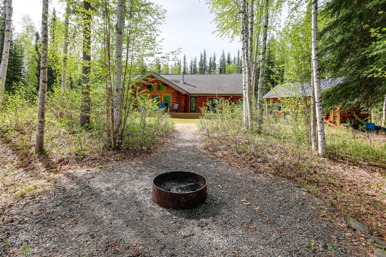 Riverside Log Cabin On-Site Aurora Viewing! North Pole Exterior foto